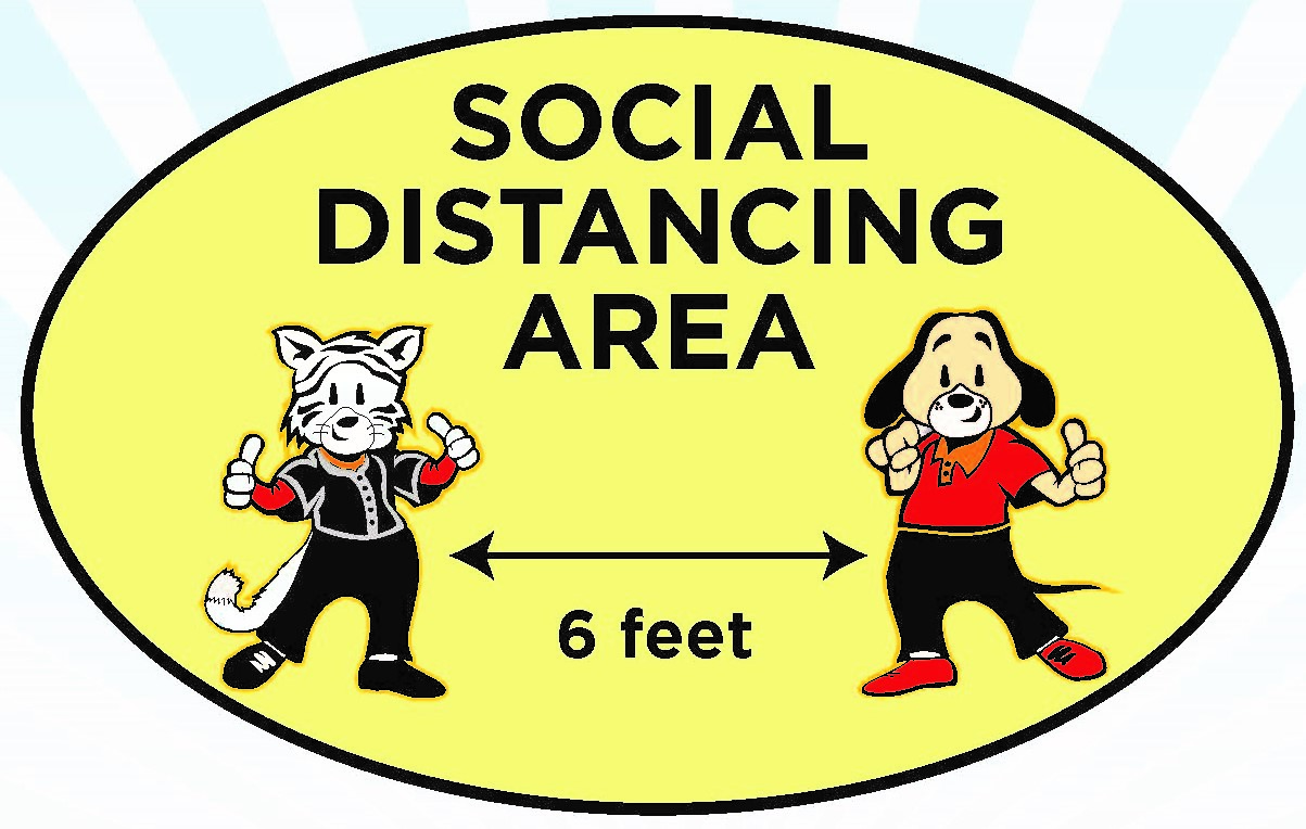 Social Distance Graphic